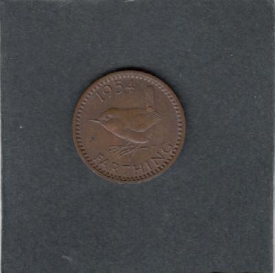 Beschrijving: 1 Farthing ELIZABETH II